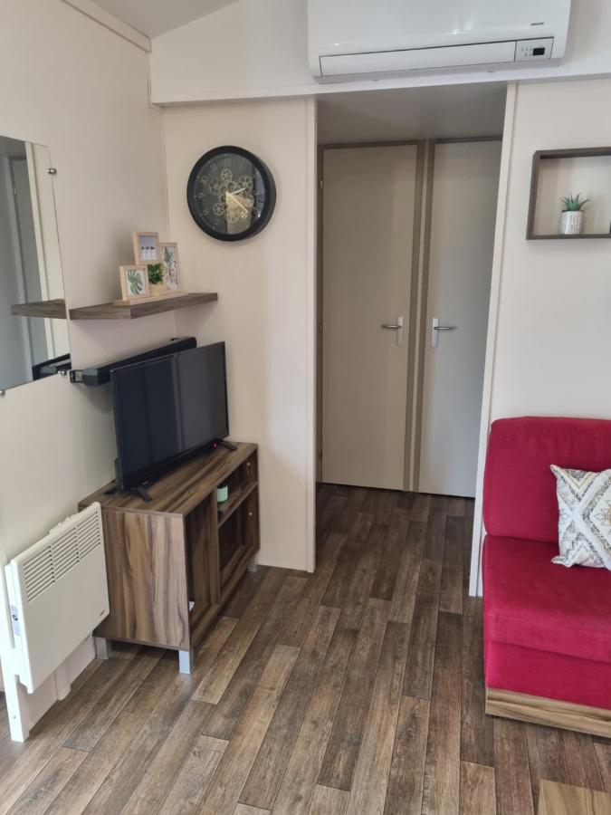 Mobilhome Des Sables วัลราส์-ปลาจ ภายนอก รูปภาพ